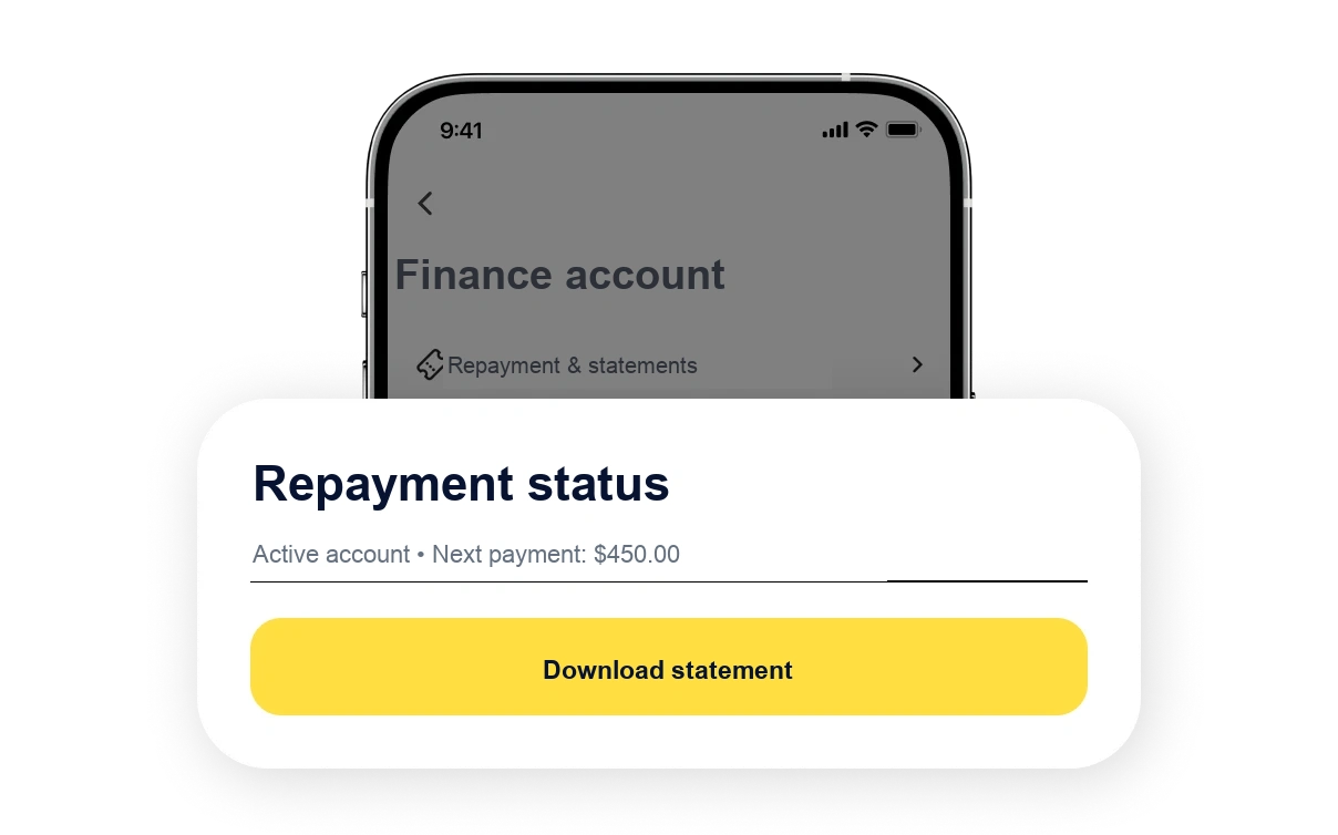 Finance account management in the Spride platform