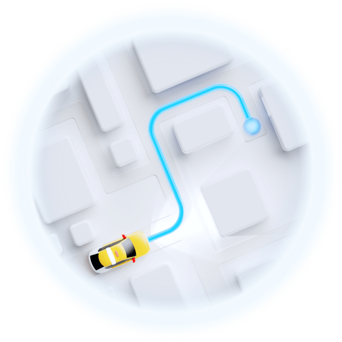 Sharing the route with trusted contacts