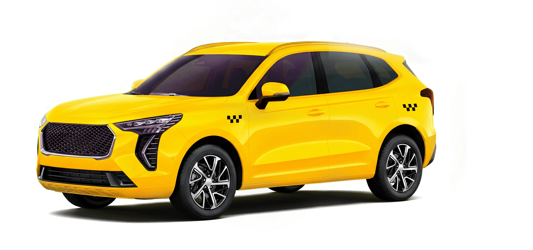 Yellow car available through a garage partner